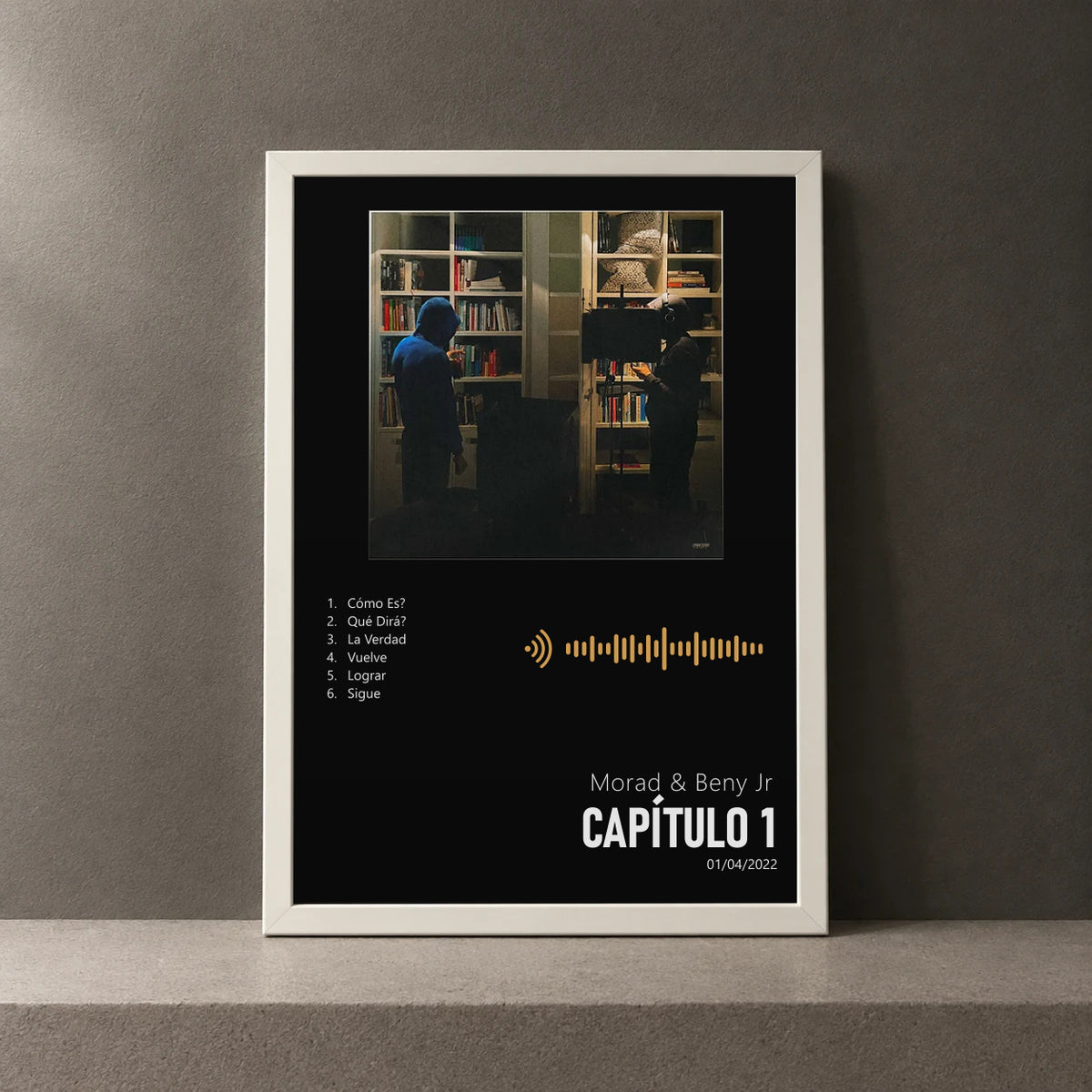 Cuadro de Capítulo 1 de Morad & Beny Jr, marco de 18 x 24 cm