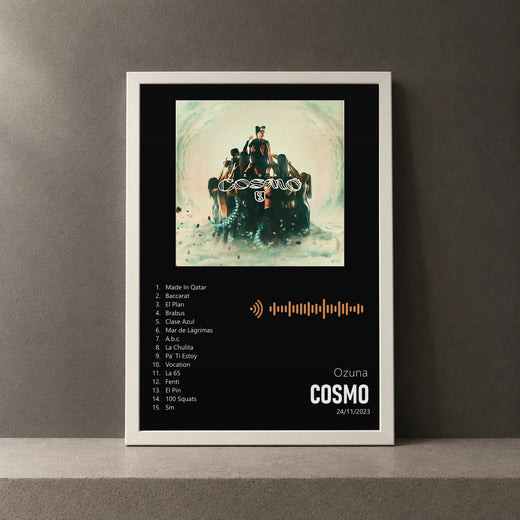 Cuadro de Cosmo de Ozuna, marco de 18 x 24 cm