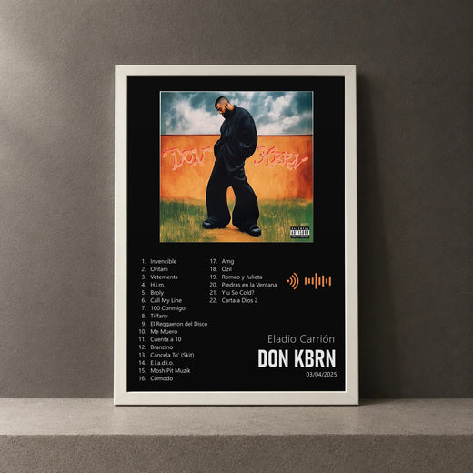 Cuadro de DON KBRN de Eladio Carrión, marco de 18 x 24 cm