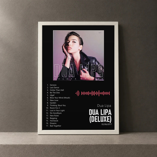 Cuadro de Dua Lipa (Deluxe) de Dua Lipa, marco de 18 x 24 cm