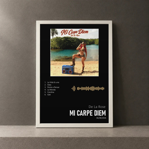 Cuadro de Mi Carpe Diem de De La Rose, marco de 18 x 24 cm