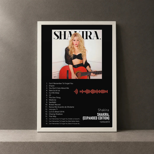 Cuadro de Shakira. (Expanded Edition) de Shakira, marco de 18 x 24 cm