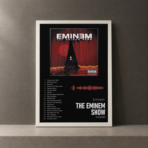 Cuadro de The Eminem Show de Eminem, marco de 18 x 24 cm