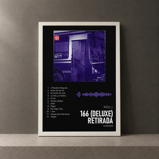 Cuadro de 166 (DELUXE) retirada de Milo j, marco de 18 x 24 cm