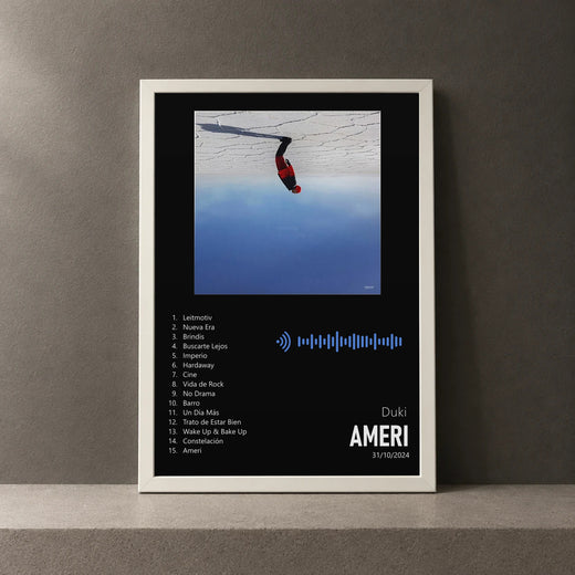 Cuadro de Ameri de Duki, marco de 18 x 24 cm