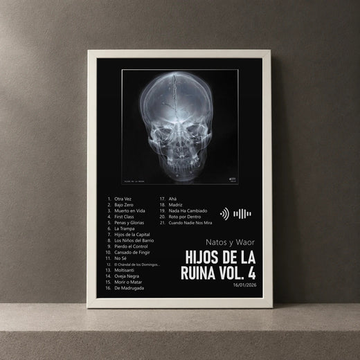 Cuadro de HIJOS DE LA RUINA VOL. 4 de Natos y Waor, marco de 18 x 24 cm